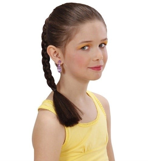 Hair extension plait various colours